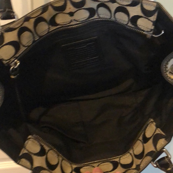 Black Signature Coach Purse - Picture 6 of 6